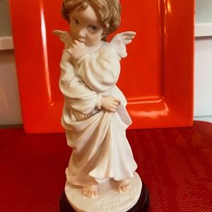Guiseppe Armani Purre Innocence Angel Cherub Figurine Florence Italy